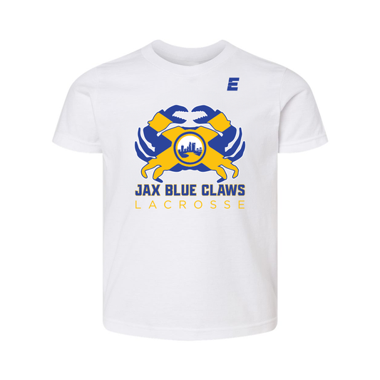 FLA Blue Claws - Classic Youth Short Sleeve White