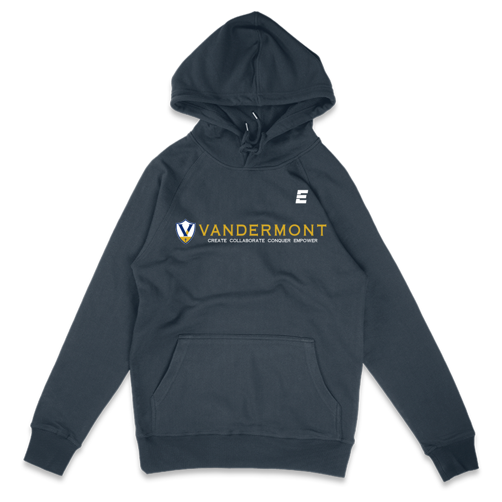 Vandermont Academy - Premium Unisex Hooded Pocket Sweatshirt Navy