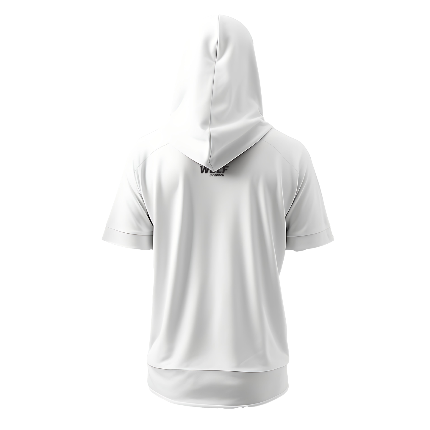 Wolf Athletics - Premium Unisex Short Sleeve Hooded Sweatshirt White