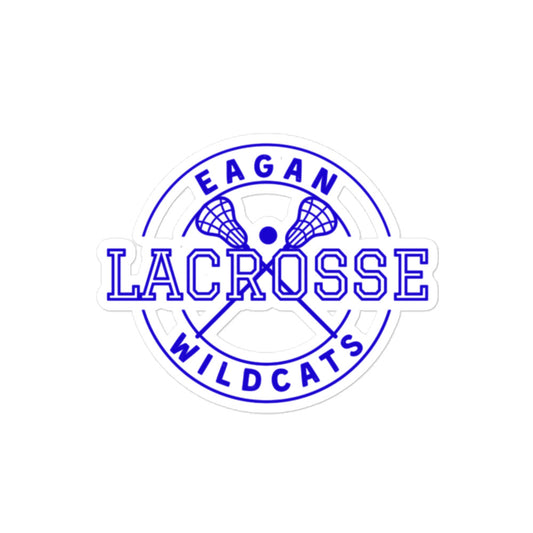 Eagan Lacrosse Wildcats - Bubble-free stickers