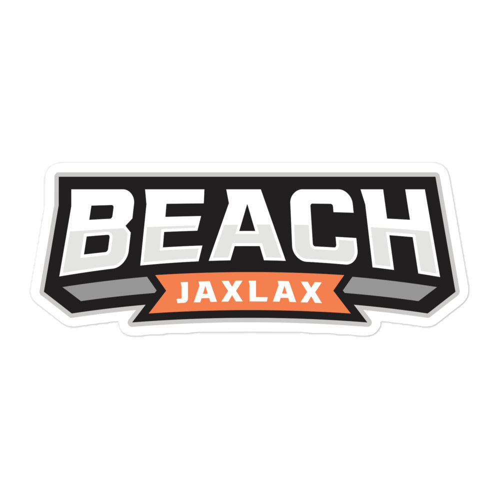 Jax Lax Beach - Bubble-free stickers