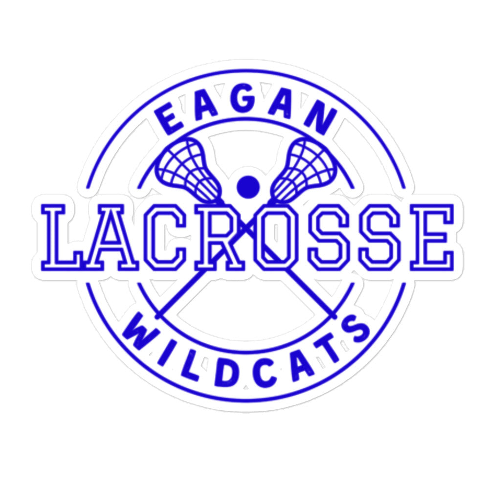 Eagan Lacrosse Wildcats - Bubble-free stickers